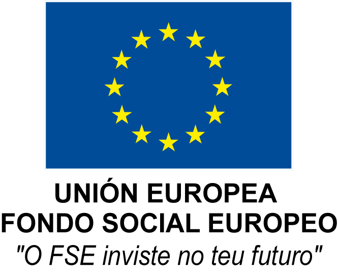 Logotipo do Fondo Social Europeo. Europa inviste no teu futuro.