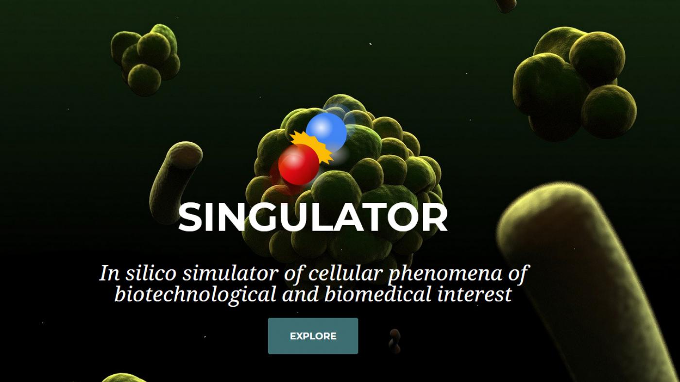 Singulator, un simulador computacional de procesos celulares de interese biotecnolóxico e biomédico
