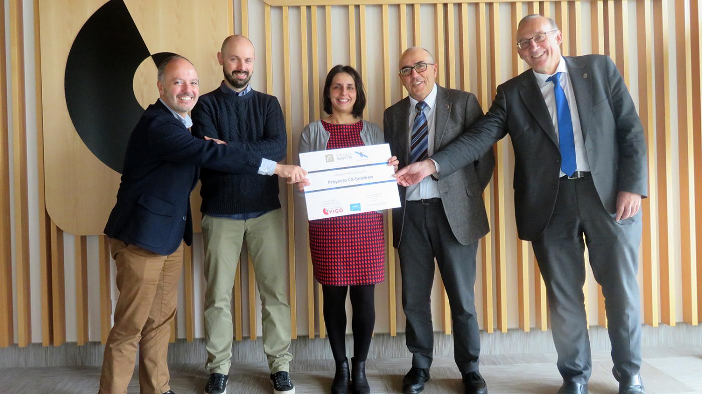 O proxecto CX-Geodrone representará a Galicia no Internacional Galileo Masters 