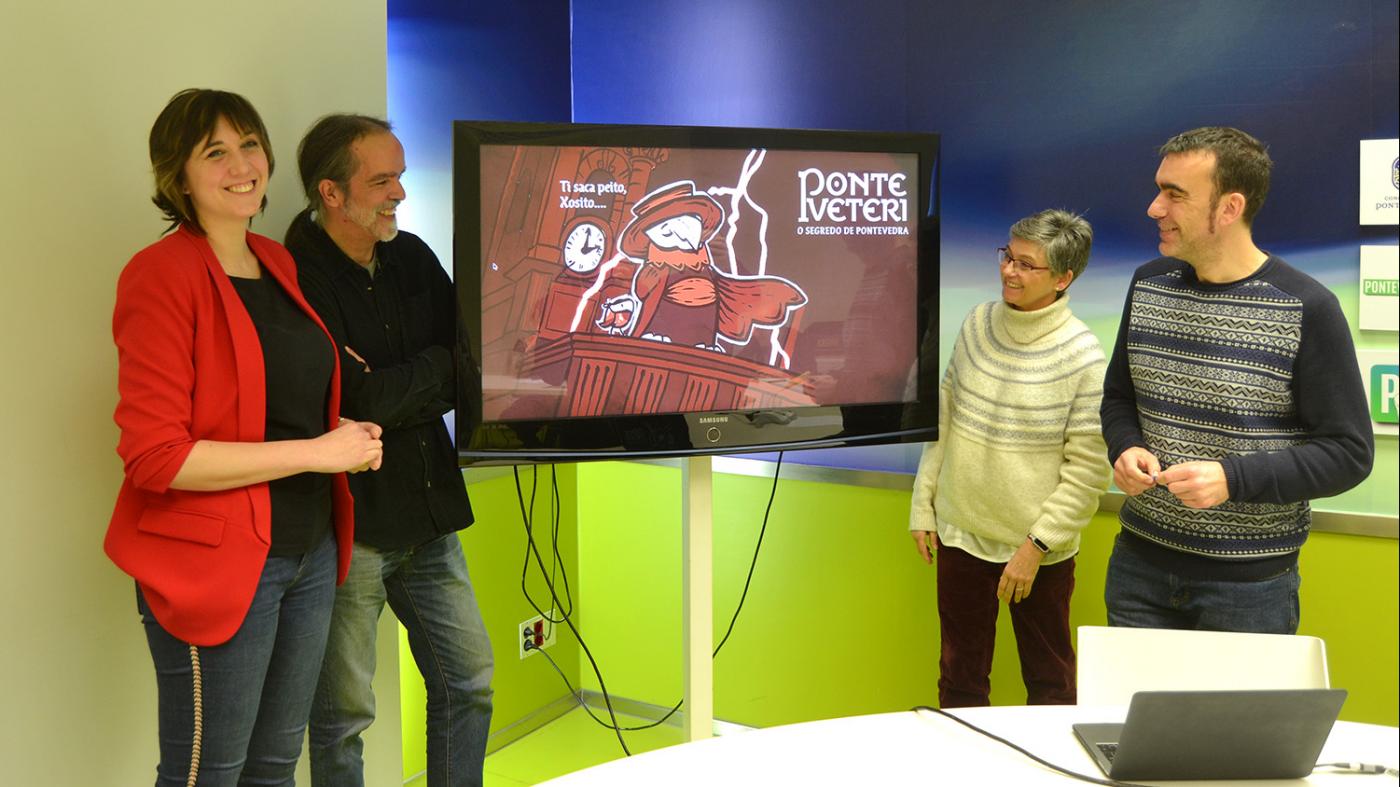 Un videoxogo ideado na Universidade guiará á cidadanía nun percorrido pola Pontevedra medieval