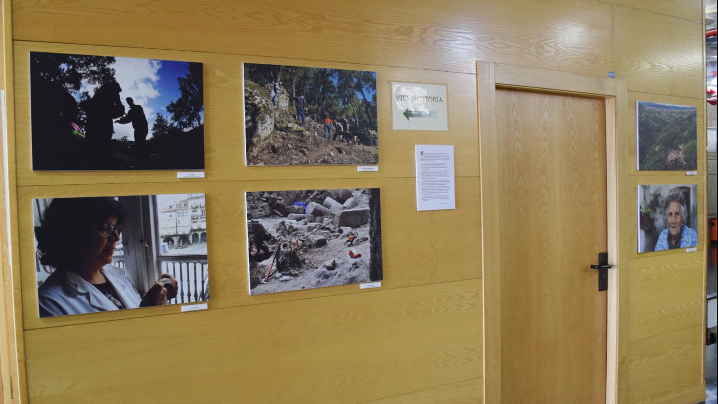 Unha exposición e unha charla pechan no campus o proxecto arqueolóxico de Santomé 