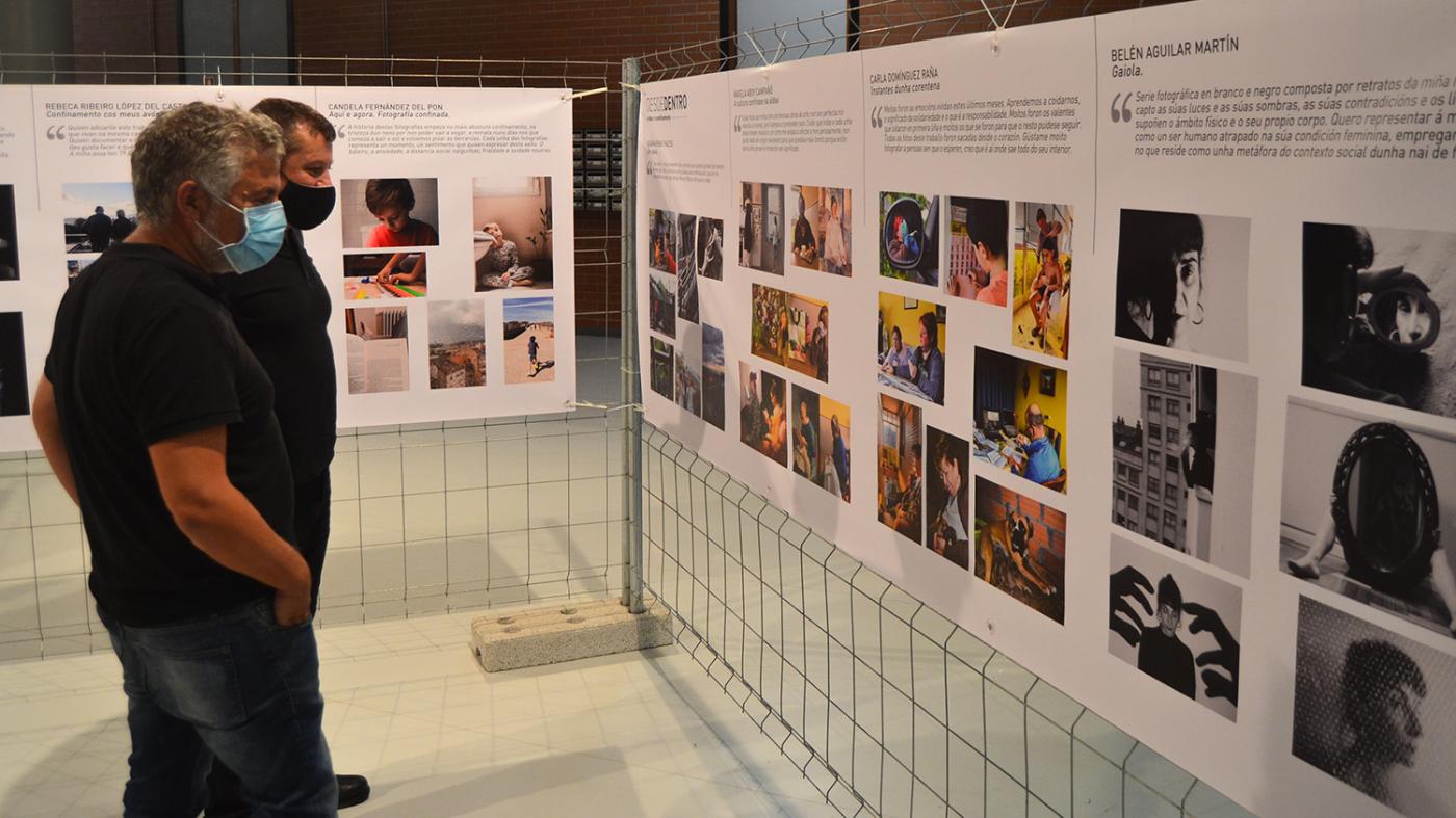 Unha exposición reúne as fotografías e curtas realizadas durante o confinamento polo alumnado de CCSS e da Comunicación