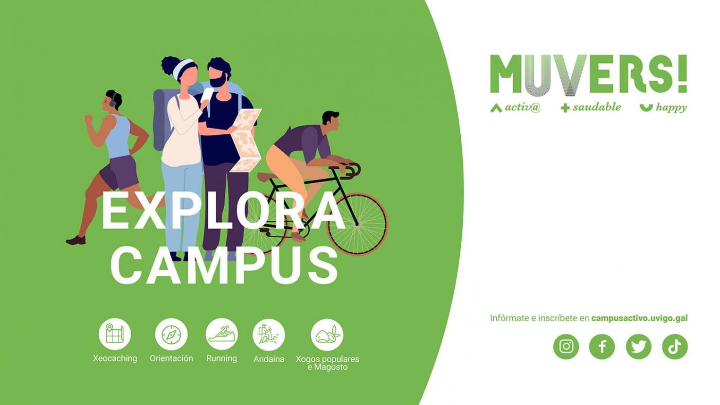 O programa de actividades ao aire libre ExploraCampus esténdese aos tres campus