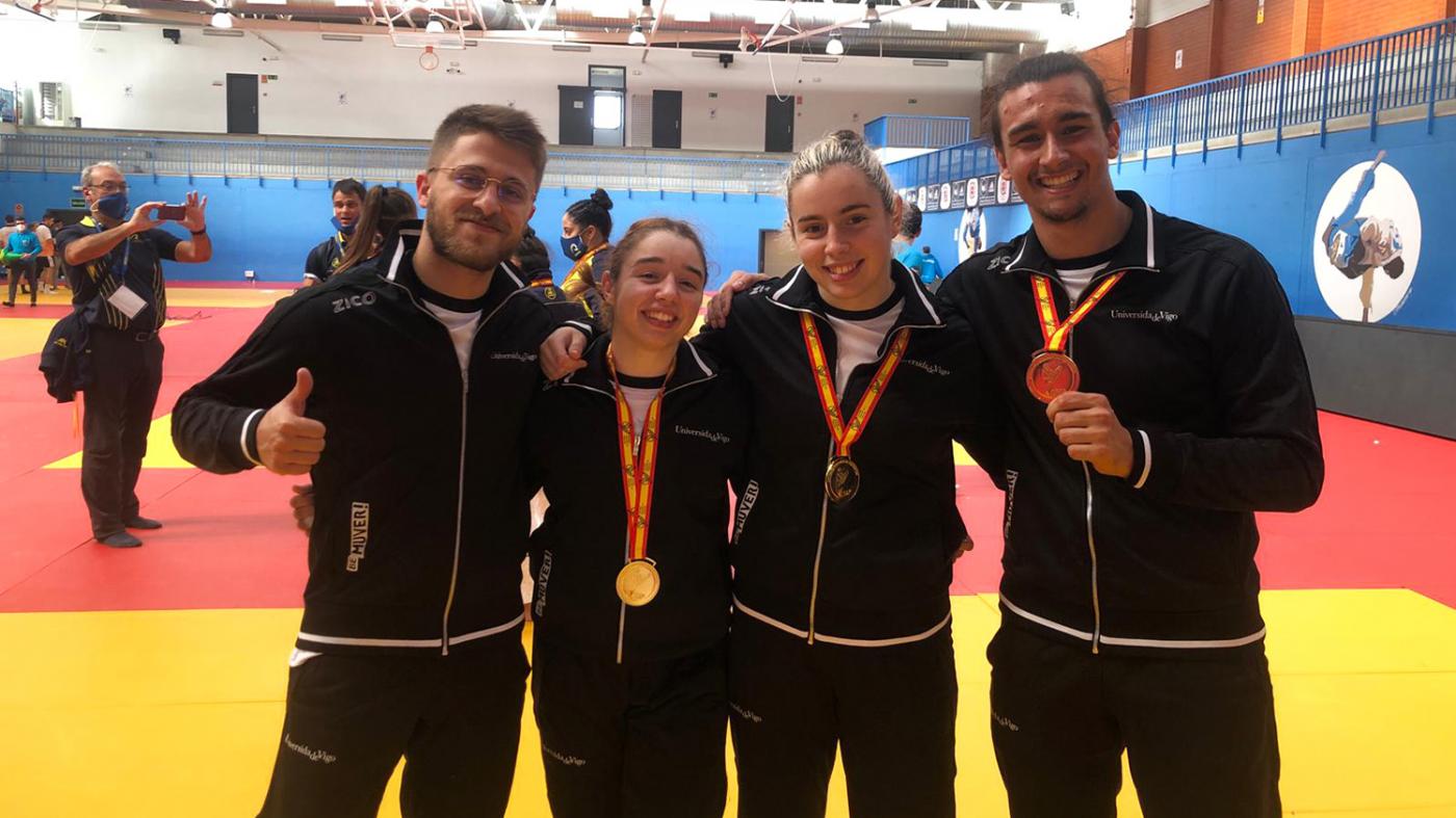 A UVigo suma dous ouros no Campionato de España Universitario de Judo