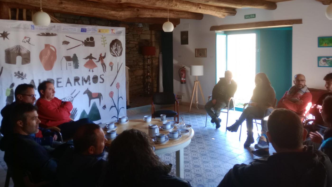 Laza acolleu unha nova sesión do proxecto de cultura no rural Aldearmos 
