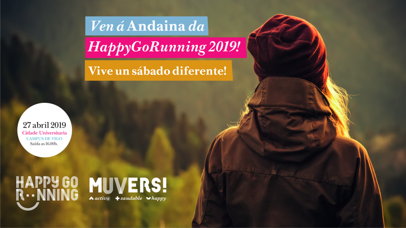 Banner da andaina HappyGoRunning 2019