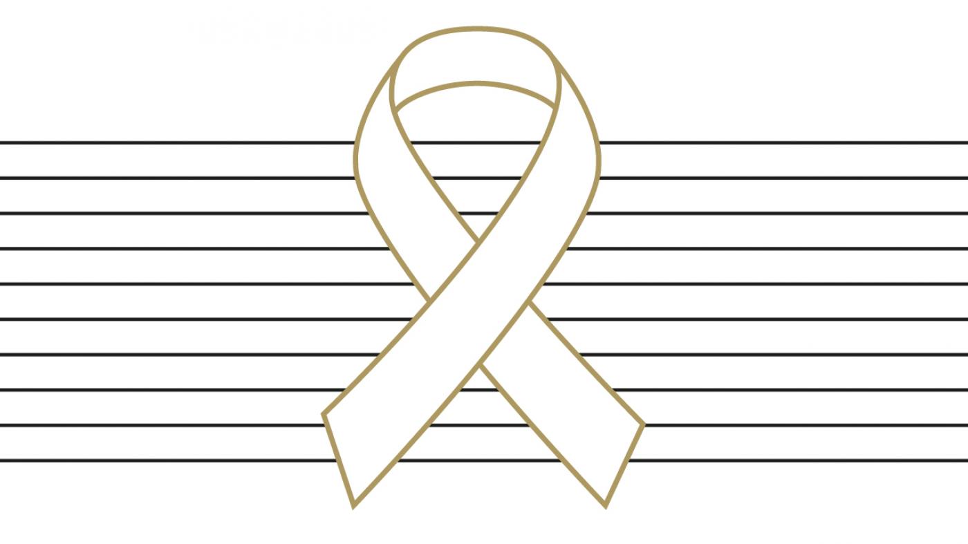 Lazo dourado para difundir o Día Mundial contra o Cancro