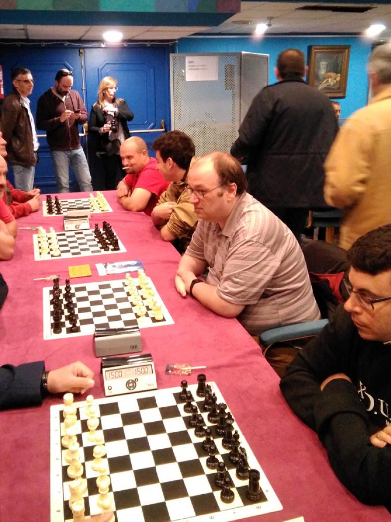 O equipo de xadrez competiu esta fin de semana na cidade herculina 