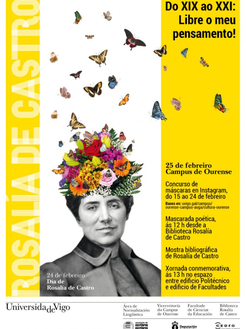 Unha mascarada para celebrar o Día de Rosalía 