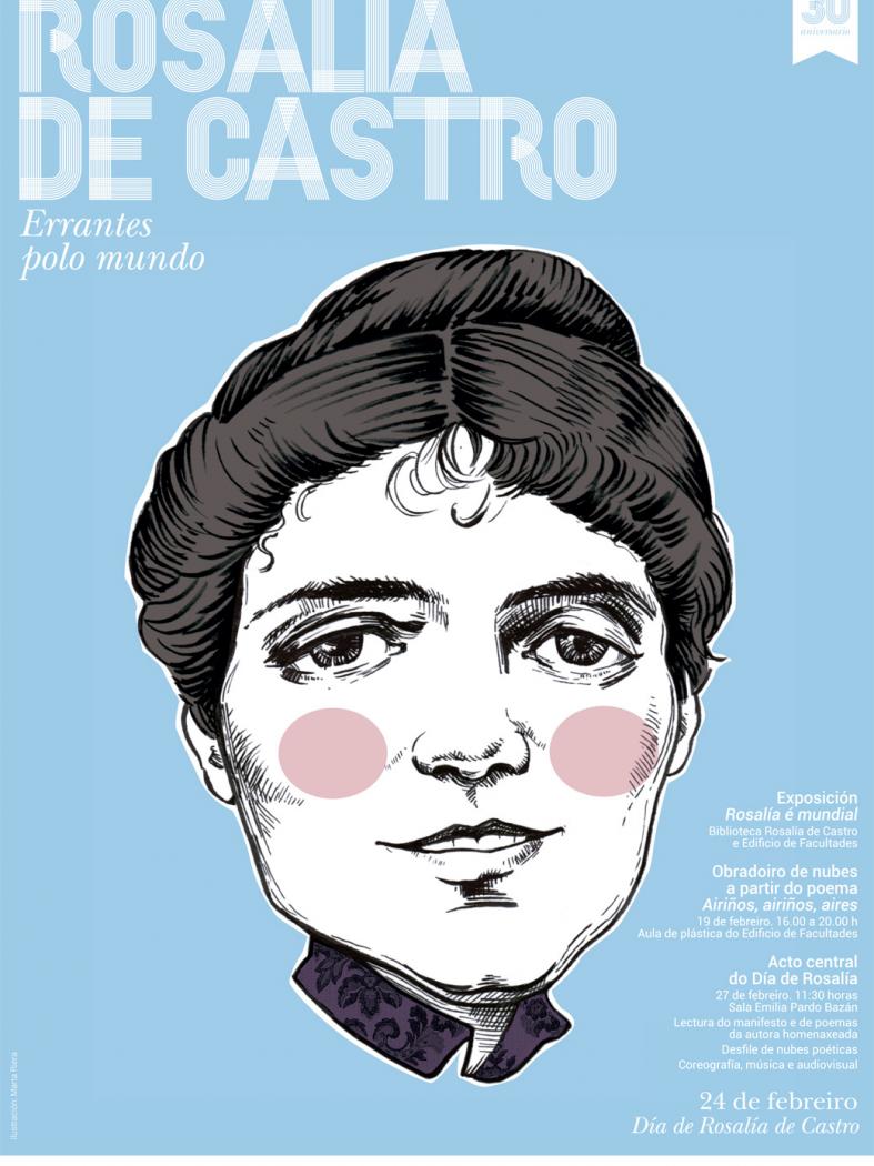 Creatividade para reivindicar a figura e a obra de Rosalía de Castro