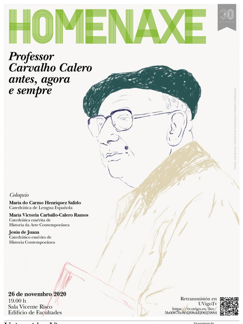 Tres catedráticos para homenaxear ao “professor” Ricardo Carbalho Calero