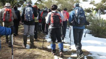 As andainas universitaria continúan o seu ciclo de montaña en Cabeza de Manzaneda
