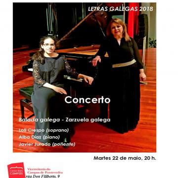 Concerto 'Letras Galegas 2018'
