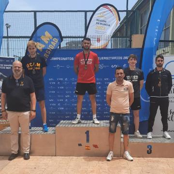 Un alumno do campus dá á UVigo a súa primeira medalla no Campionato de España Universitario de tenis de mesa