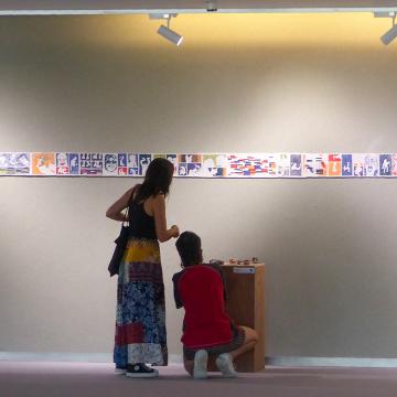 Unha exposición en Cangas dá conta do talento artístico do alumnado