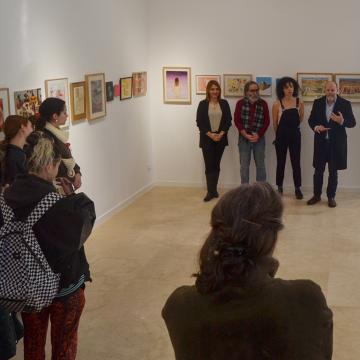 A Sala Manuel Moldes acolle unha colección que reúne obras de estudantes de Belas Artes de Bilbao de diferentes xeracións