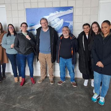 Representantes do nodo francés de EMBRC visitan o CIM-UVigo
