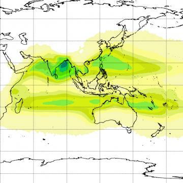 Unha tese identifica as fontes de humidade dos ciclóns tropicais 
