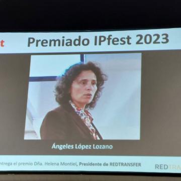 Premio para a directora técnica da Oficina de I+D, Ángeles López, no IPFest