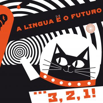 Banner do acto A Lingua é o futuro