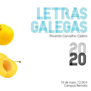 Cartel das Letras Galegas 2020 con mirabeis