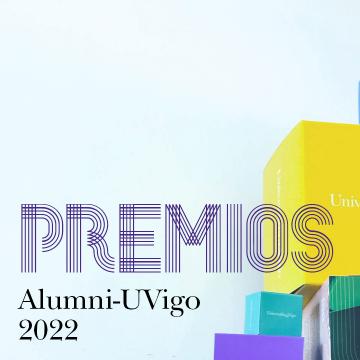Cartel dos I Premios Alumni-UVigo